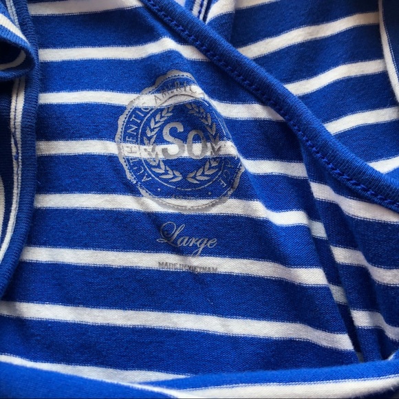 KOHL’S Blue and White Striped Dress - Picture 7 of 11